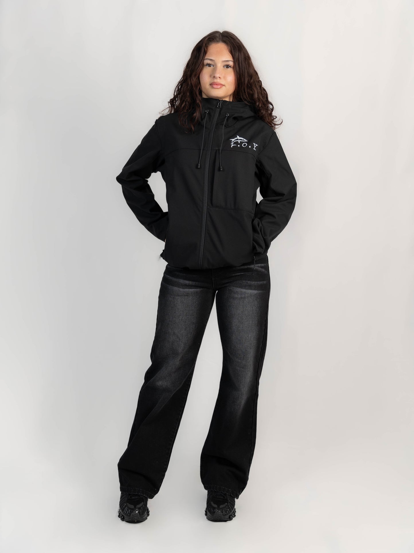 F.O.Y Cherry Blossom Jeans women