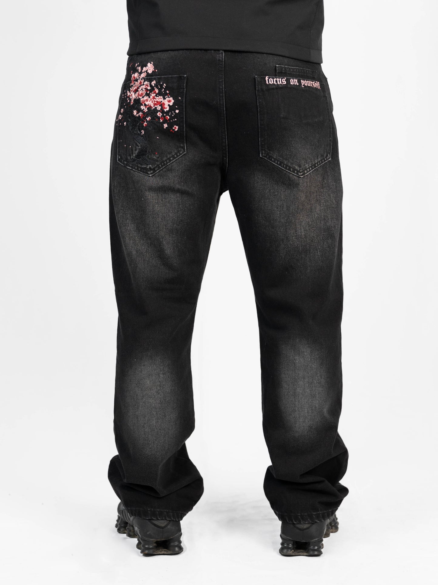 F.O.Y Cherry Blossom Jeans Men