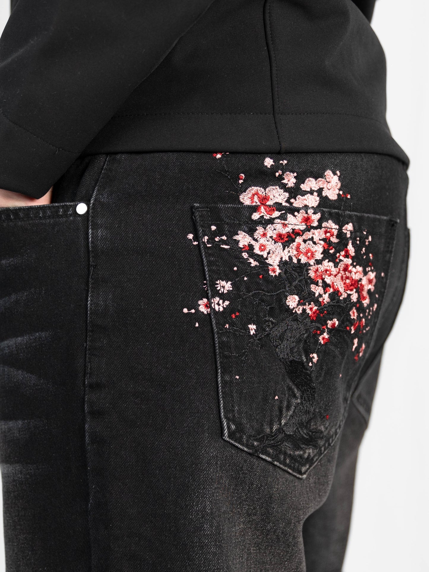 F.O.Y Cherry Blossom Jeans Men