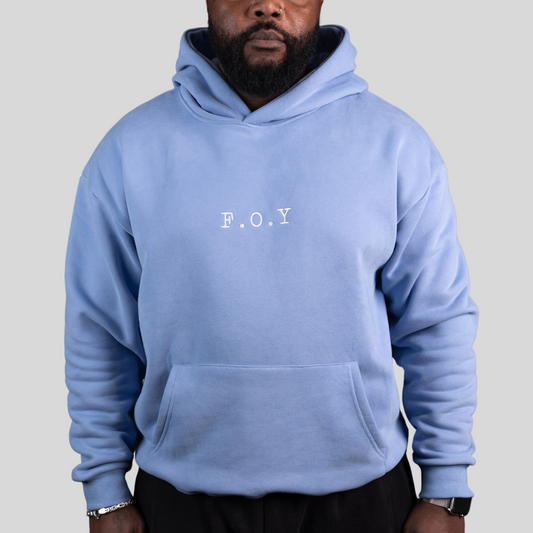 Focus on yourself Hoodie Babyblau