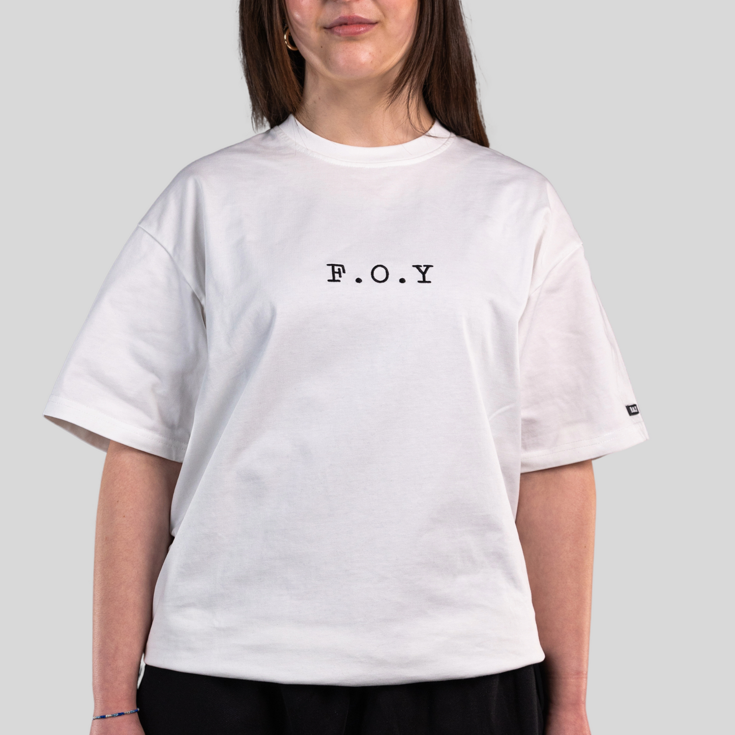 Focus on yourself Basic T-Shirt Weiß