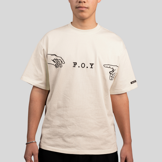 Focus on yourself T-Shirt Beige